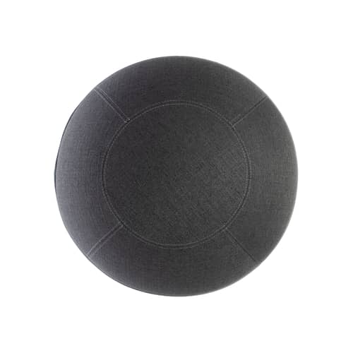 Pouf Original / Siège ergonomique - Ø 55 cm / Tissu chiné - BLOON PARIS - Gris Quartz - PVC, Tissu polyester chiné