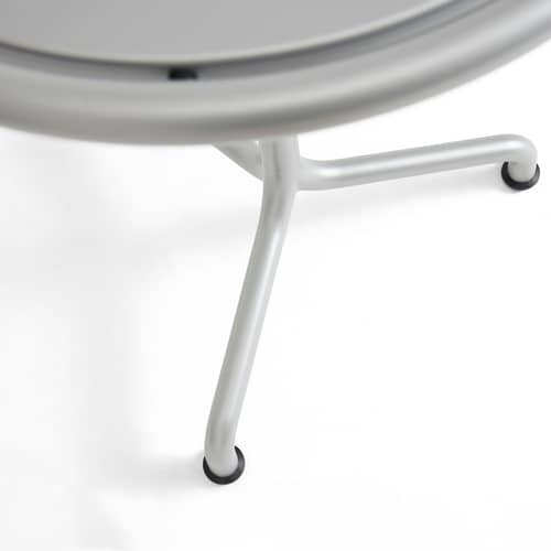 Table ronde Deville métal gris / Ø 55 cm - Hay - Gris argent - 