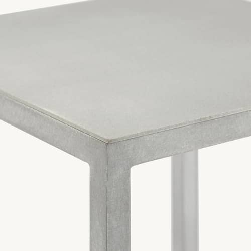 Tabouret Alu Stool métal / Small - H 45 cm - valerie objects - Aluminium brut - Aluminium