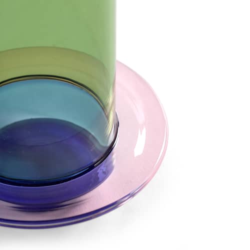 Vase Mix Glass Towers verre vert / Large - H 32,5 cm - Serax - H 32,5 cm Vert - Verre borosilicaté