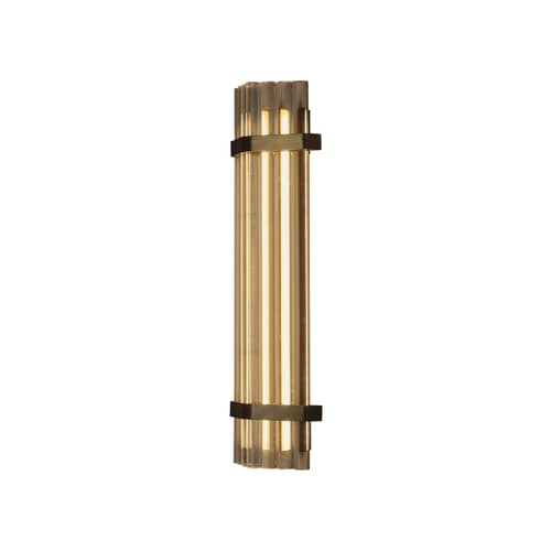 Wandleuchte Seagull LED plastikmaterial transparent / H 60 cm - DCW éditions - Transparent / Bronze - PMMA, Stahl