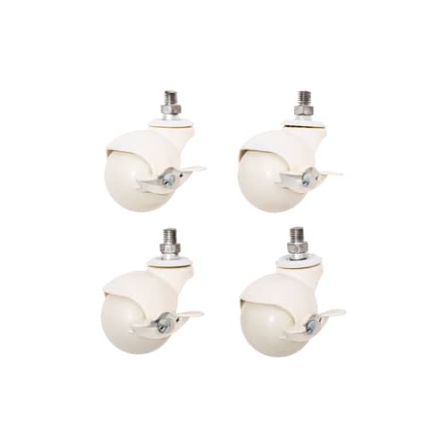 Accessoire / Roulettes pour pieds de parasol Business & Pleasure - BUSINESS & PLEASURE - Blanc - Acier inoxydable