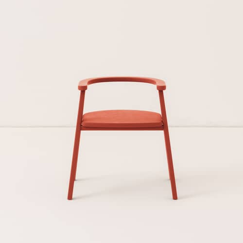 Chaise enfant Growing Green - NOBODINOZ - Rouge - Hêtre massif
