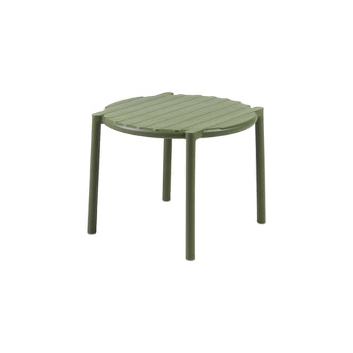 Doga Coffee table composite material green / Ø 49.5 x H 39.5 cm - NARDI - Agave green - Fibreglass resin