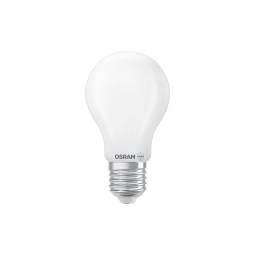Dimmbare E27 LED-Lampe Classique A60 glas weiß Frosted / 11 W (= 100 W) – Warmweiß - Osram - 100W (11W LED) / Mattiert - Glas