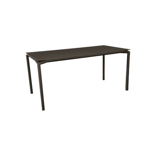 Table rectangulaire Calvi INDOOR / 126 x 63 cm - Plateau FENIX® - 2/4 personnes - Fermob - Tonka - Aluminium, FENIX®