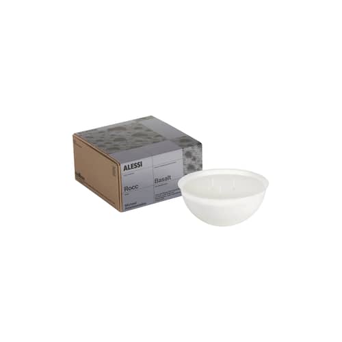  Accessory wax white / Scented candle for Candle stick Rocc - Alessi - Wax / Basalt Fragrance - Vegetable wax