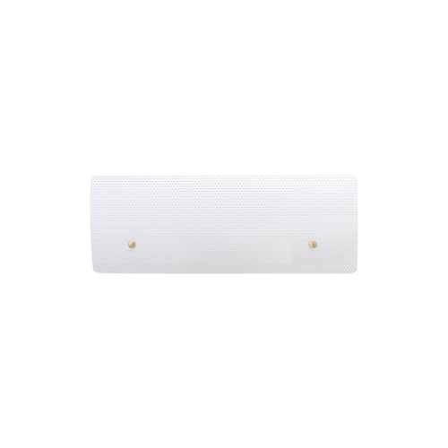 Applique avec prise G320 CL2 métal blanc / Perforé - L 70 cm / Réédition 1954 Pierre Guariche - SAMMODE STUDIO - Blanc - Acier perforé, Laiton