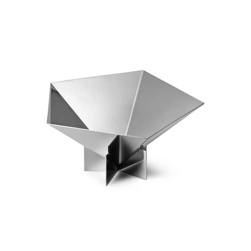 Coppa Fem metallo / Ø 23 x H 11 cm - Fatto a mano - Normann Copenhagen - Acciaio lucidato - Acciaio inossidabile lucido
