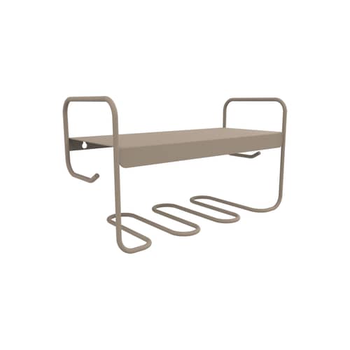 Mensola a muro Picolino metallo beige / L 52 x H 30 cm - Fermob - Noce moscata - Acciaio