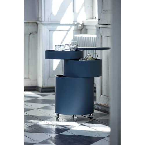 Ablage Barboy holz blau / Panton 1963 - Verpan - Blau - Holz