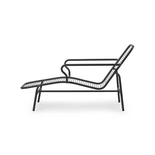 Transat Vig métal noir - Normann Copenhagen - Noir - Acier thermolaqué
