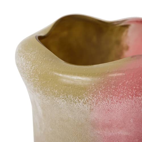 Vase Folded mid verre multicolore - HK LIVING - Multicolore - Verre