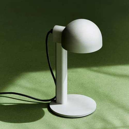 Lampe de table Posto métal  - Hay - Aluminium brut - Aluminium