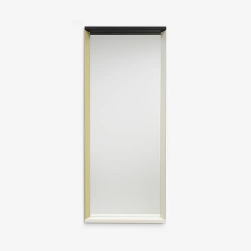 Miroir mural Colour Frame - Large bois naturel / L 58 x H 140 cm - Vitra - Neutre - Frêne laqué, Verre