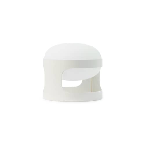 KD28 Table lamp plastic material white / Joe Colombo, 1967 - Recycled - Kartell - White - Recycled PMMA
