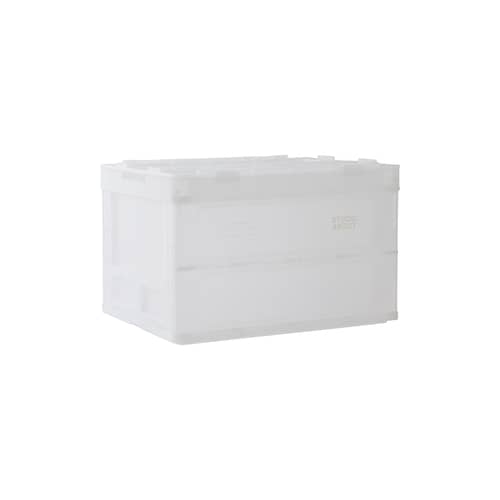 Boîte Blox Large plastique transparent / 59.5 x 41 x H 38.5 cm - STUDIO ABOUT - 59.5 x 41 x H 38.5 cm - Polypropylène