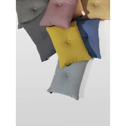 Coussin Dot - Steelcut Trio tissu bleu / 60 x 45 cm - Hay - Bleu Foncé - Tissu Kvadrat