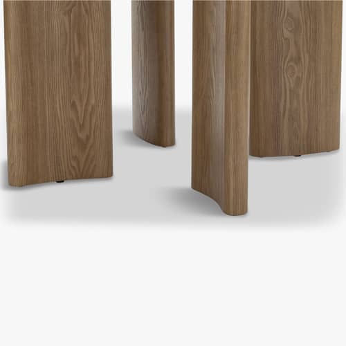 Ausziehtisch Mira holz braun / L 100–180 cm – 4–8 Personen - NV GALLERY - Nussbaum-Optik - Bois composite, Placage noyer