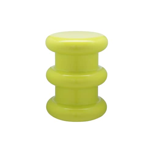 Tabouret Pilastro plastique vert / H 46 x Ø 35 cm - By Ettore Sottsass - Kartell - Vert - Technopolymère thermoplastique