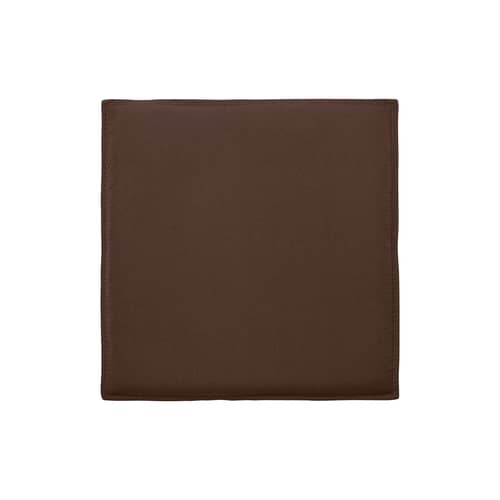 Accessoire / Galette d\'assise pour chaise & fauteuil de repas Dapple - Ferm Living - Chocolat foncé - Mousse, Tissu outdoor