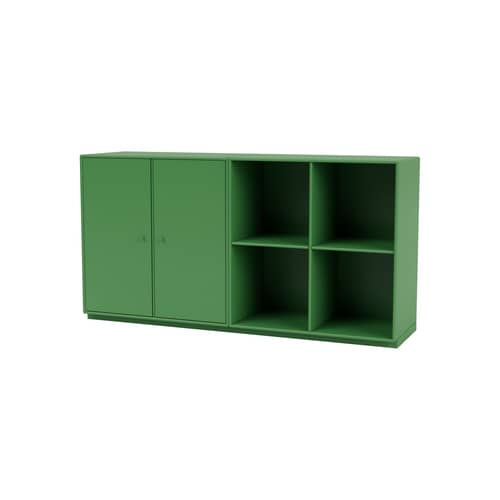 Buffet Pair legno verde / L 139,2 x P 38 x H 72,6 cm - MONTANA - Prezzemolo 152 - MDF laccato