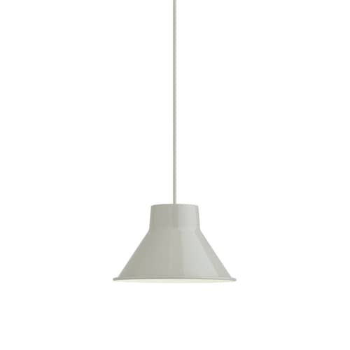 Pendelleuchte Top metall grau / Ø 21 x H 13 cm - Stahl - Muuto - Grau - Stahl