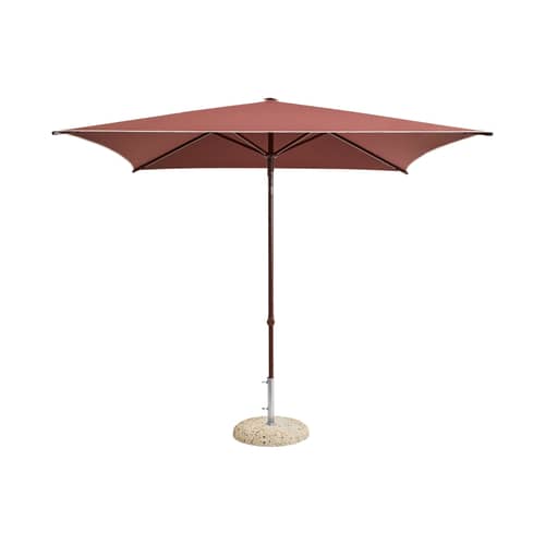 Pied de parasol Terrazza / Béton - Ø 54 cm - Hay - Beige moucheté - Béton, Fer galvanisé