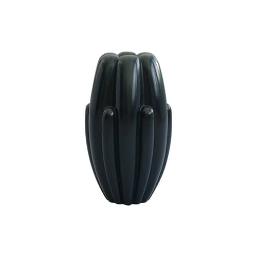 Vase Bloom Slim Mini céramique vert / Ø 19,5 x H 34 cm - 101 COPENHAGEN - Vert foncé - Béton fibré, Céramique