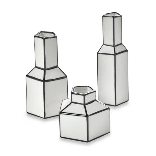 Vase Carte Blanche céramique blanc / Large - Ø 4,8 x H 13,8 cm - Serax - Ø 4,8 x H 13,8 cm - Porcelaine