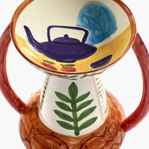 Vase Charapita céramique multicolore / Ø 43 x H 41 cm - Serax - Multicolore - Grès émaillé