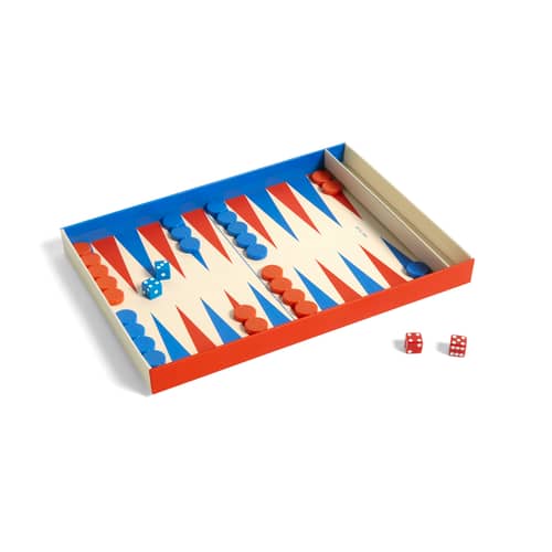 Jeu Backgammon Hay Play plastique multicolore - Hay - Backgammon - Carton, Résine