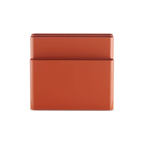 Porte-revues  plastique orange / Giotto Stoppino, réédition 1980 - Kartell - Orange - Technopolymère thermoplastique