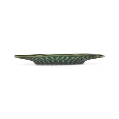 Set de 2 soucoupes pour tasse à cappuccino Verde Lanza - Serax - Set 2 soucoupes - Grès émaillé
