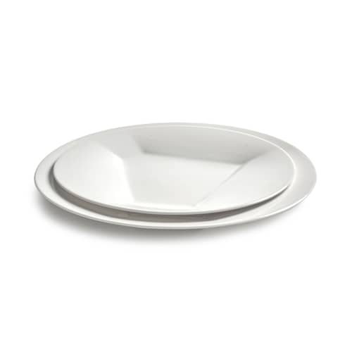 Teller Silos 02 keramik weiß / Ø 28 cm – 2er-Set - Serax - Nr. 02 / Weiß - Porzellan