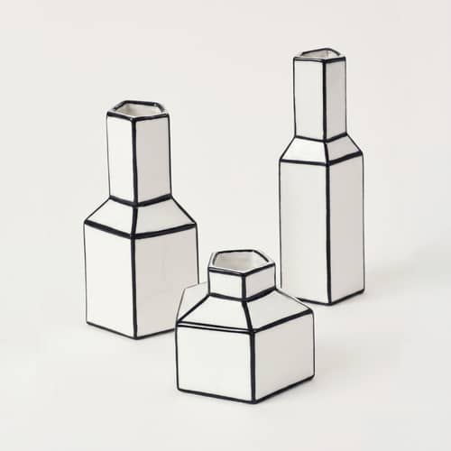 Vase Carte Blanche céramique blanc / Small - Ø 5,8 x H 8,5 cm - Serax - Ø 5,8 x H 8,5 cm - Porcelaine