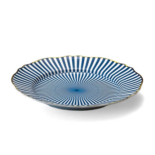 Assiette Arcano   / Ø 26,5 cm - Bitossi Home - Géométrie - Porcelaine