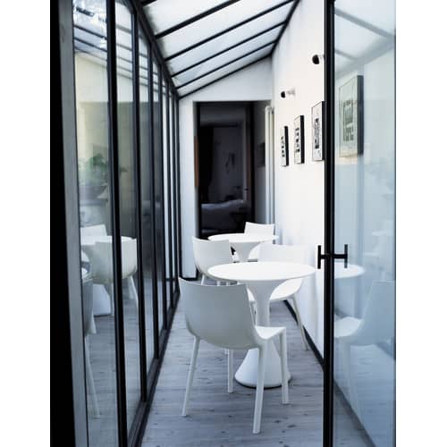 Chaise empilable Bo plastique blanc - Driade - Blanc - Polypropylène