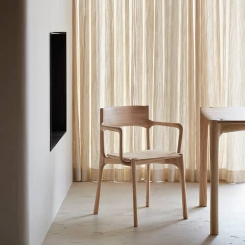 PI Dining chair natural wood - Ethnicraft - Oiled oak - Oiled solid oak