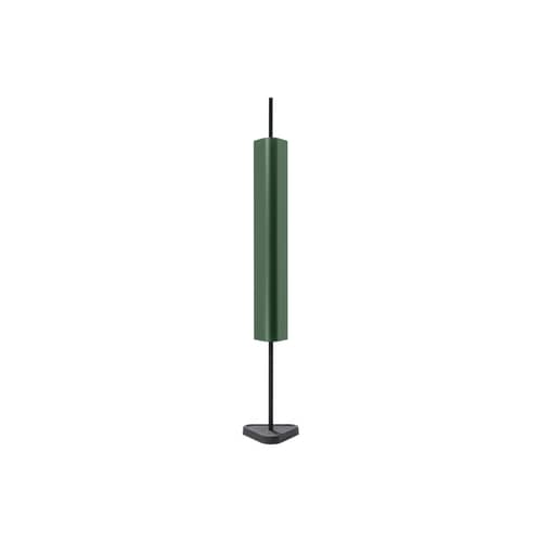 Lampe de table Emi métal vert / Erwan Bouroullec , 2023 - Flos - Vert profond - Aluminium, Fonte