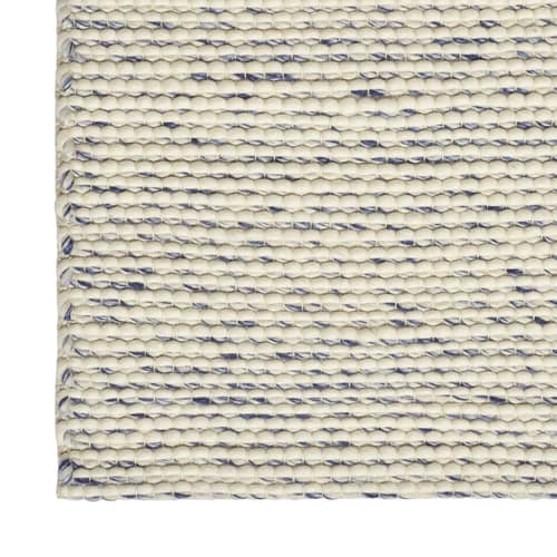 Tapis Loopy / 170 x 240 cm - Tom Dixon - Bleu - Coton, Laine de Nouvelle-Zélande