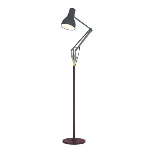 Stehleuchte Type 75 metall bunt / By Paul Smith - Edition 4 - Anglepoise - Nr. 4 / Rot, Grau, Blau, Grün - Aluminium