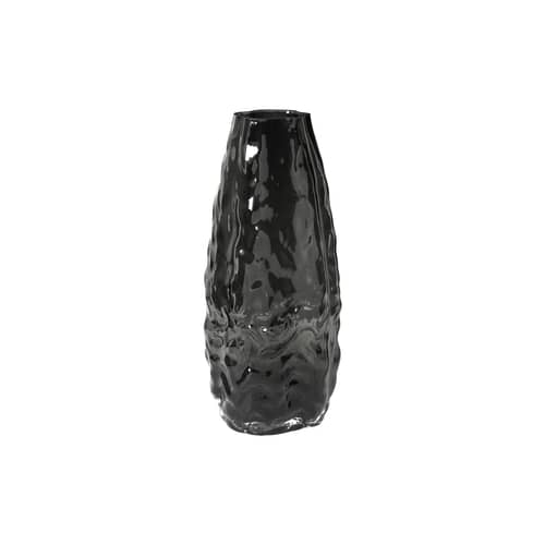 Vaso Milla vetro grigio / H 41 cm - BROSTE COPENHAGEN - Grigio fumo - Vetro soffiato a bocca