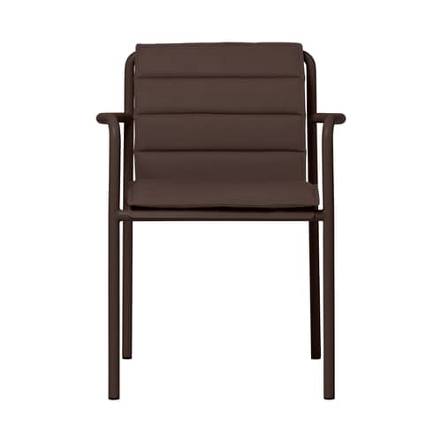  Accessory textile brown / Cushion for Dapple Chair & Dining chair - Ferm Living - Dark Chocolate - Foam, Outdoor fabric
