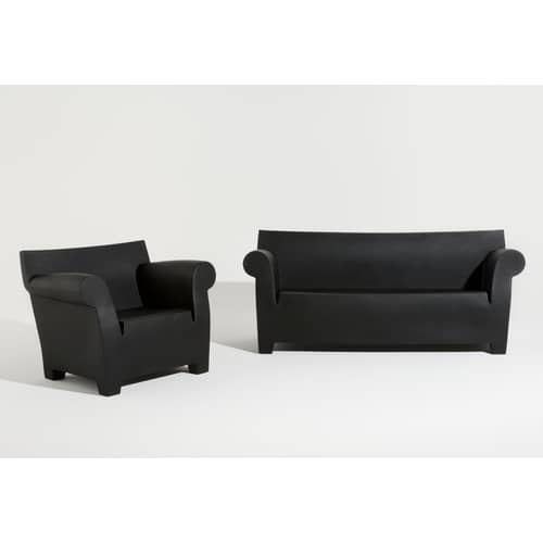 Fauteuil Bubble Club plastique blanc / Philippe Starck, 2000 - Kartell - Blanc zinc - Polypropylène
