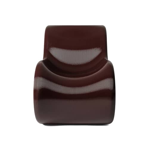 Fauteuil Éclair Chair rouge - CRÈME ATELIER - Cerise - PETG recyclé