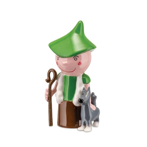 Krippenfigur Pastorello keramik bunt / Handbemaltes Porzellan - Alessi - Pastorello - Porzellan