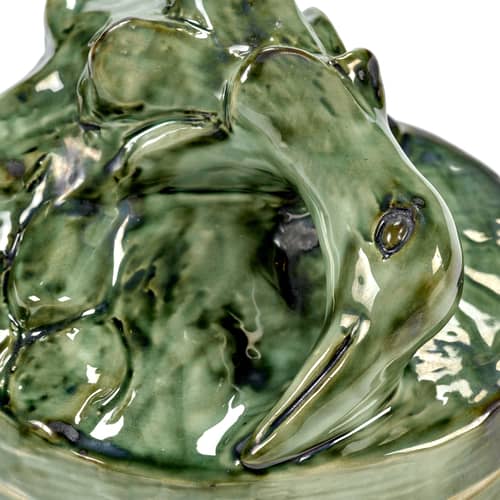Allure Medium Scented candle ceramic green / Ø 12 x H 14.5 cm - Serax - Green - Ceramic, Soy wax
