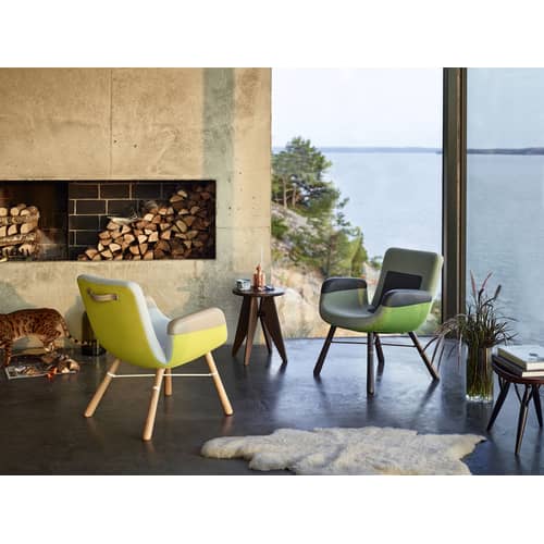 Bois Stool natural wood / By Jean Prouvé, 1941 - Vitra - Walnut - Oiled solid walnut