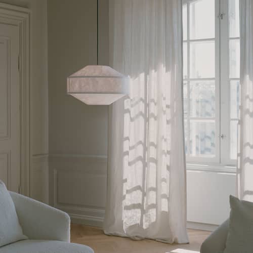 Suspension Kite / Ø 55 cm - Tyvek - NEW WORKS - Blanc - Acier, Tyvek